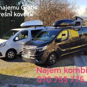 Najem kombi 8+1 Renault Trafic Passenger letnik 2022 in dec.2024